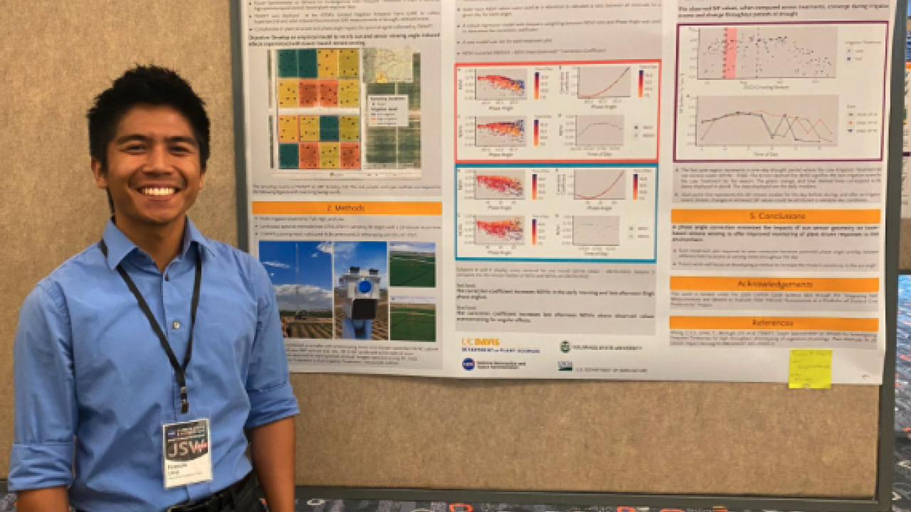 Francis presents work at NASA Joint Science Team meeting in DC! Plant